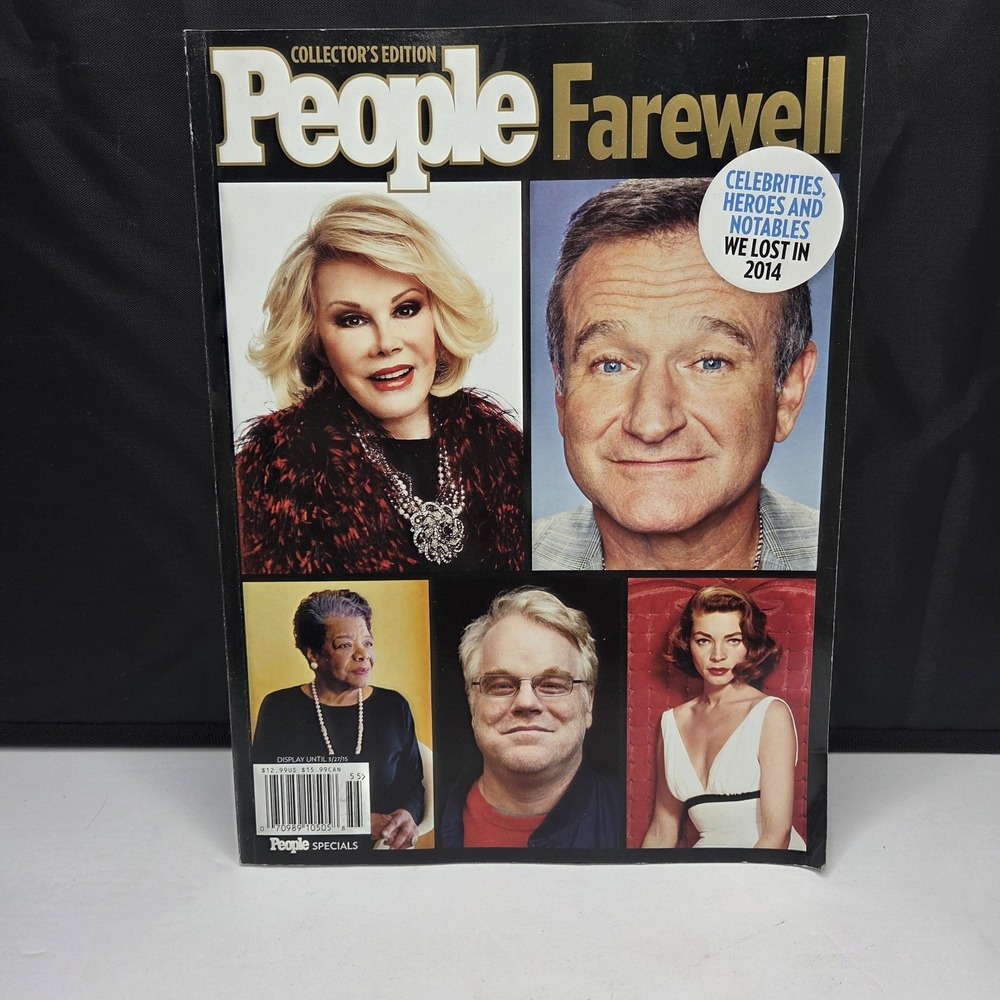 People Magazine Farewell 2015 Collector's Edition Celebrities We Lost Memorial